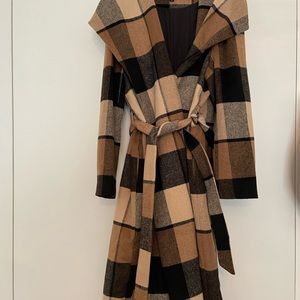 Isaac Mizrahi NY Plaid Coat